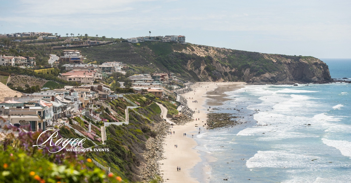 Oceanfront wedding venue California overlooking the Pacific coastline