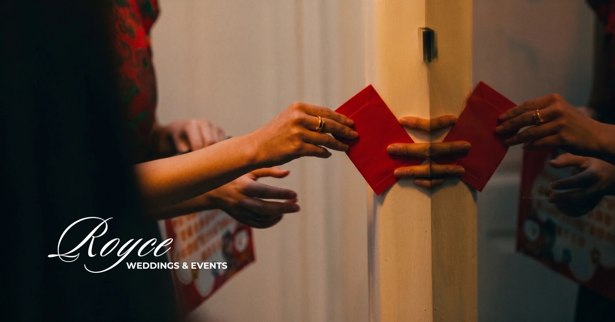 Chinese tea ceremony details for a luxury Chinese wedding in Malibu