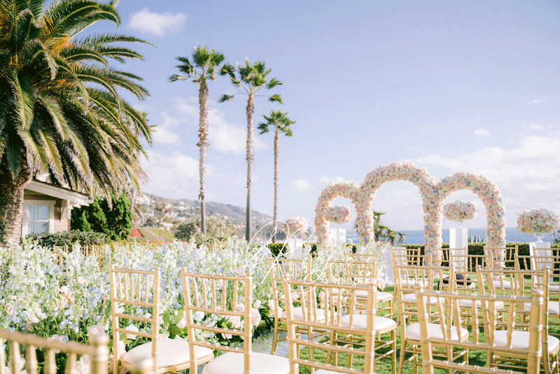 Luxurious Blush and Pastel Wedding at the Montage Laguna Beach - Luxury wedding, decor & floral design