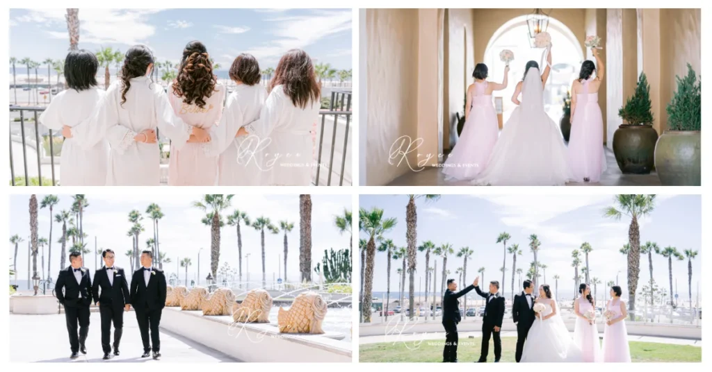 Hyatt Regency Huntington Beach | Wedding Party Photography