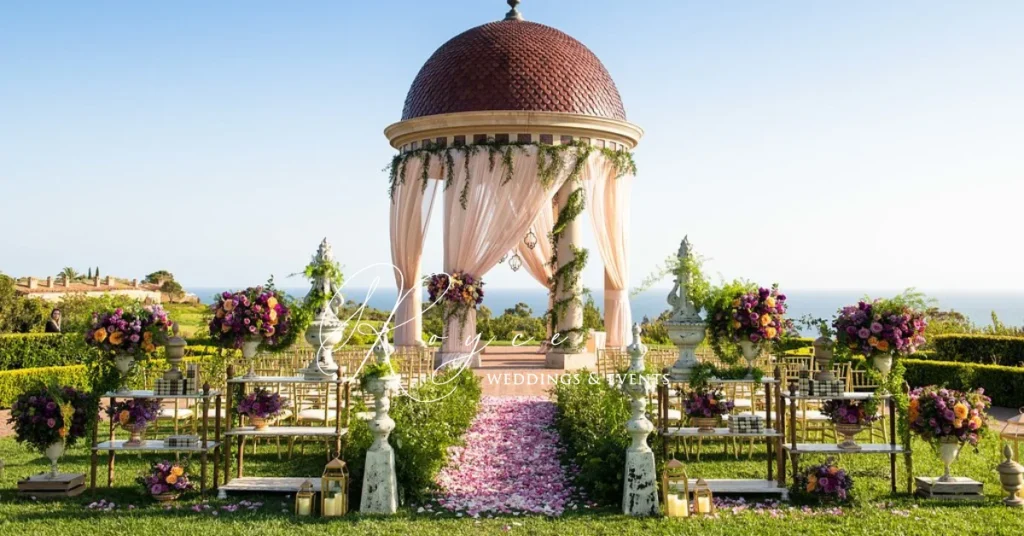 Garden Wedding Perfection at Pelican Hill Resort